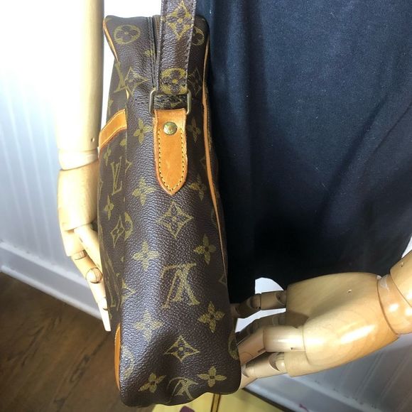 LOUIS VUITTON DANUBE MM Monogram Tote Adjustable Crossbody Shoulder Bag 873SL - Picture 5 of 17